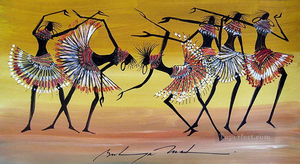 Danse Cuir 1892 Afriqueine Peintures à l'huile